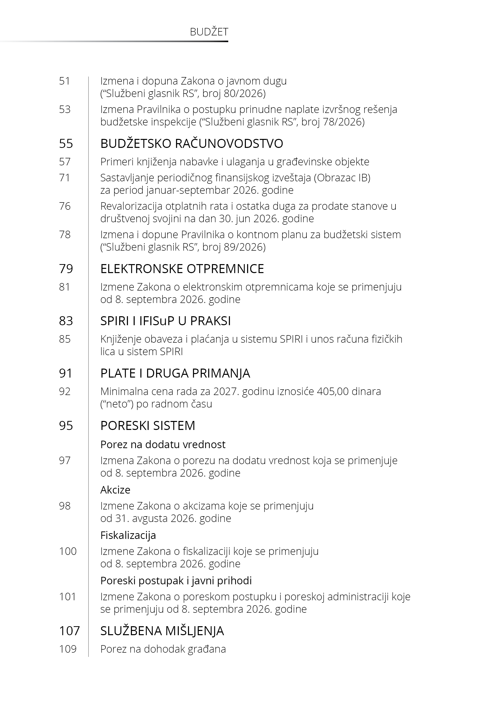 Časopis Budzet
