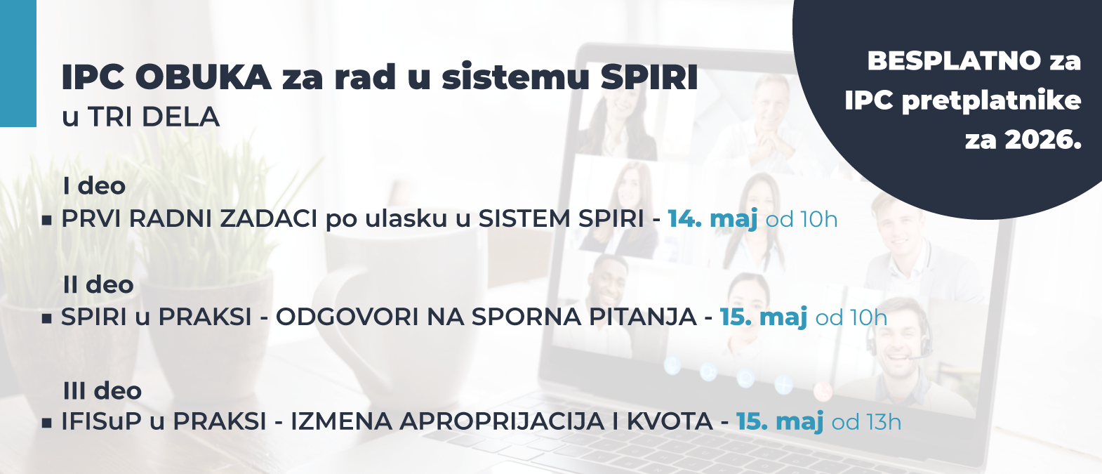 IPC OBUKA za primenu SPIRI + IFISuP